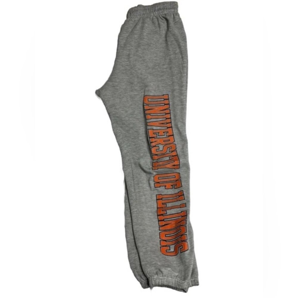 Vintage MV SPORT Illinois State University Sweatpants Gray Made USA S